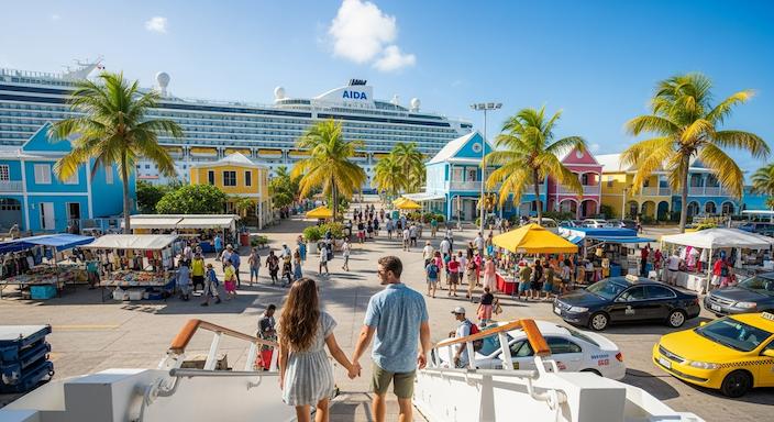 Vielfältige Reiseziele auf einer Weltkarte